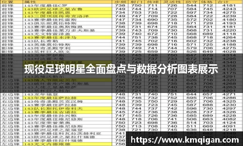 现役足球明星全面盘点与数据分析图表展示